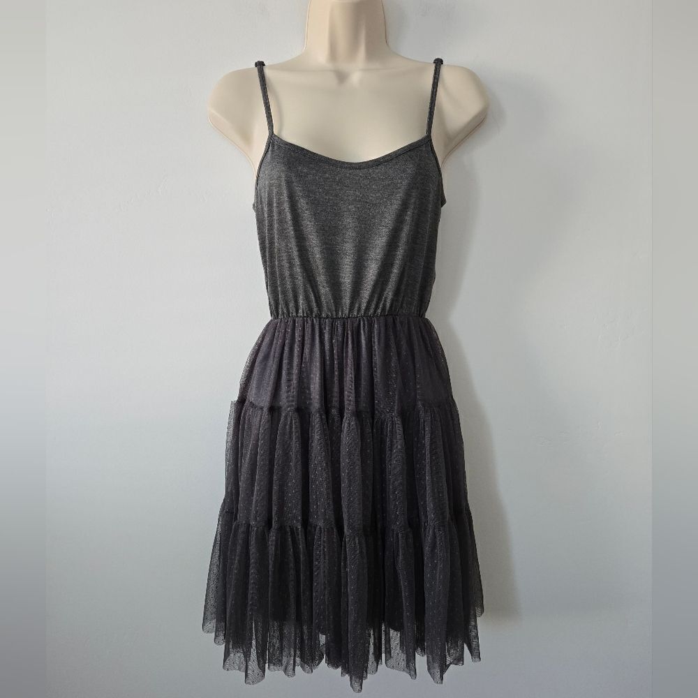 NWT O2 Collection Tiered Skirt Sleeveless Mini Dress